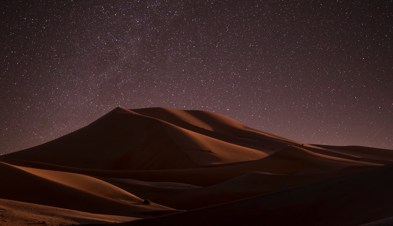 Wüste Nacht Sternenhimmel Die schönsten Landschaften in Usbekistan