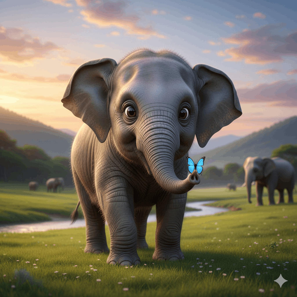 süßes Elefantenbaby 2026 Elefantenkälber – Zu süß für die Welt